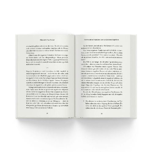 Buchcover und Innenansicht für das Buch: Meistere dein Mindset
