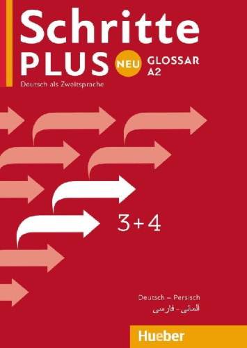 Buchcover und Innenansicht für das Buch: Schritte plus Neu 3+4. Glossar A2 Deutsch-Persisch