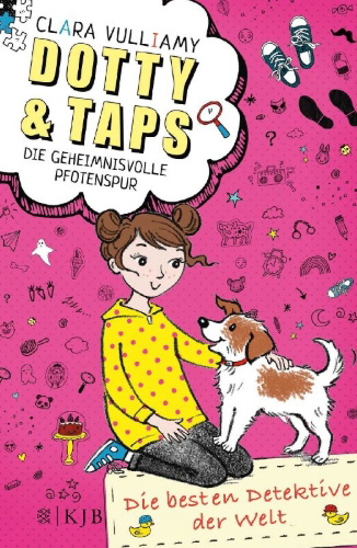Buchcover und Innenansicht für das Buch: Dotty Detective and the Great Paw Print Puzzle