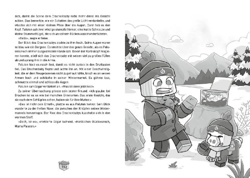 Buchcover und Innenansicht für das Buch: Rabatz um den Drachenschatz