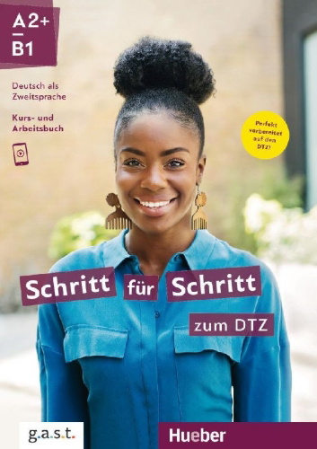 Buchcover und Innenansicht für das Buch: Schritt für Schritt zum DTZ