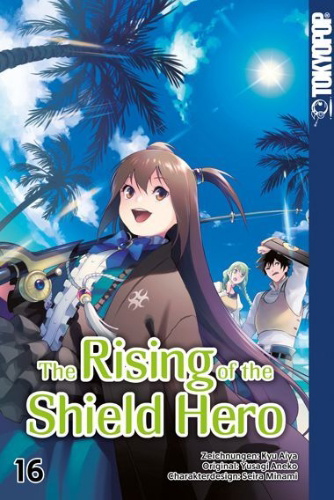Buchcover und Innenansicht für das Buch: The Rising of the Shield Hero 16