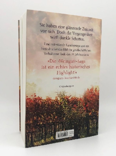 Buchcover und Innenansicht für das Buch: Das Weingut. Tage des Schicksals