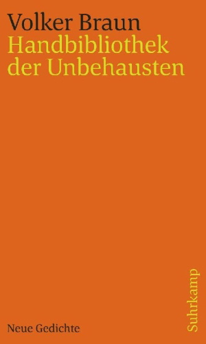 Buchcover und Innenansicht für das Buch: Handbibliothek der Unbehausten