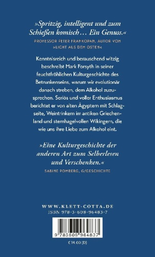 Buchcover und Innenansicht für das Buch: A Short History of Drunkenness