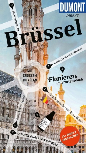 Buchcover und Innenansicht für das Buch: DUMONT direkt Reiseführer Brüssel