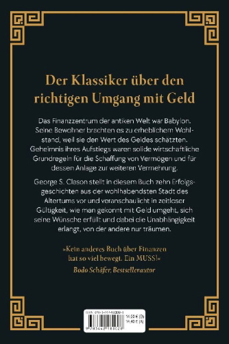 Buchcover und Innenansicht für das Buch: The Richest Man in Babylon
