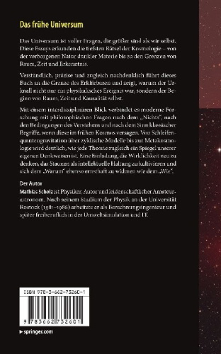 Buchcover und Innenansicht für das Buch: Das frühe Universum