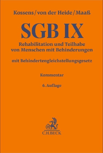 Buchcover und Innenansicht für das Buch: SGB IX