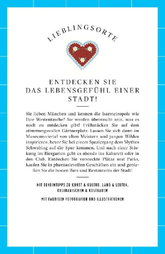 Buchcover und Innenansicht für das Buch: München Reiseführer LIEBLINGSORTE