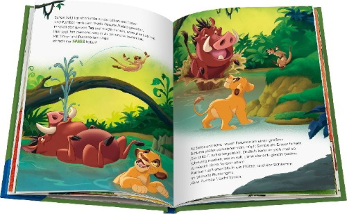 Buchcover und Innenansicht für das Buch: Alltagshelden - Gefühle lernen mit Disney: Disney Der König der Löwen - Keine Pflichten, keine Sorgen? Über Verantwortung und Selbstständigkeit