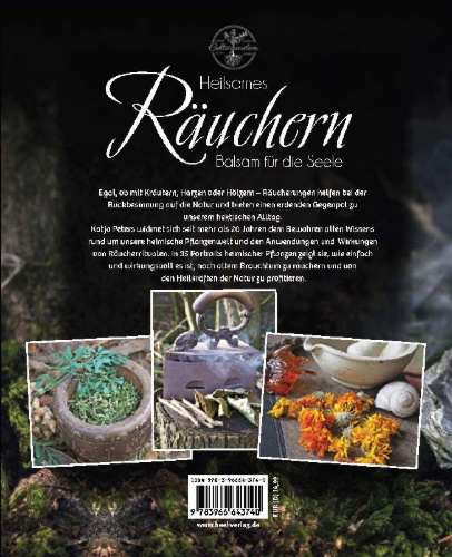 Buchcover und Innenansicht für das Buch: Heilsames Räuchern