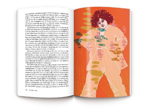 Buchcover und Innenansicht für das Buch: Dichterinnen & Denkerinnen