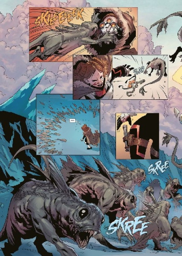 Buchcover und Innenansicht für das Buch: Dark Zero. Band 1