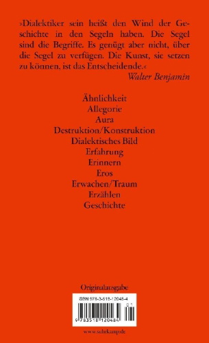 Buchcover und Innenansicht für das Buch: Benjamins Begriffe