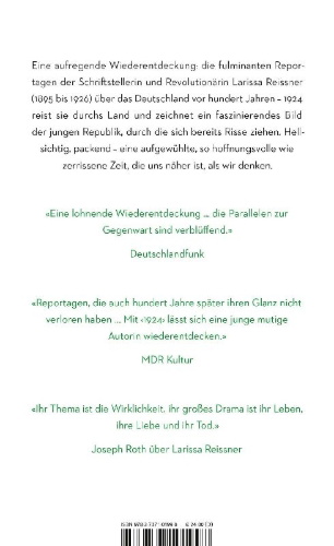 Buchcover und Innenansicht für das Buch: 1924