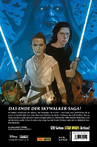 Buchcover und Innenansicht für das Buch: US-Star Wars: The Rise of Skywalker (2025)
