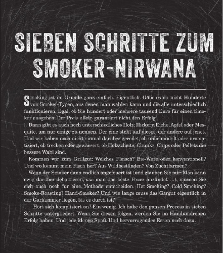 Buchcover und Innenansicht für das Buch: Steven Raichlens Smoker Bible