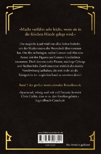 Buchcover und Innenansicht für das Buch: The Land of Stories. An Author's Odyssey