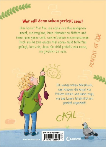 Buchcover und Innenansicht für das Buch: The Girl who never made mistakes