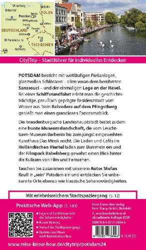 Buchcover und Innenansicht für das Buch: Reise Know-How CityTrip Potsdam
