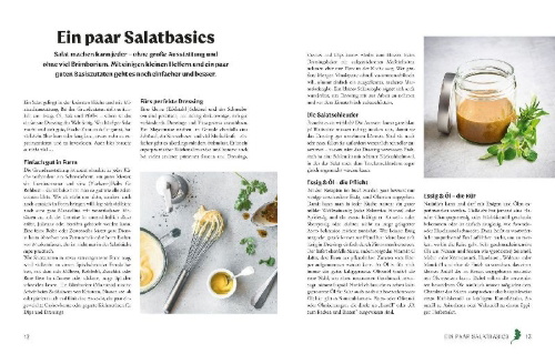 Buchcover und Innenansicht für das Buch: Salate