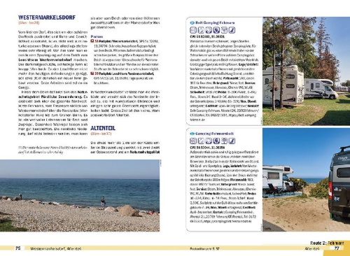 Buchcover und Innenansicht für das Buch: Reise Know-How Wohnmobil-Tourguide Ostseeküste Schleswig-Holstein