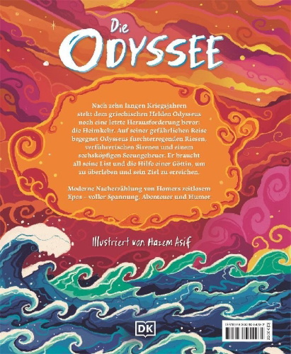Buchcover und Innenansicht für das Buch: Die Odyssee