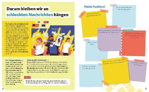 Buchcover und Innenansicht für das Buch: Quarks. Das Journal, das dich schlauer macht