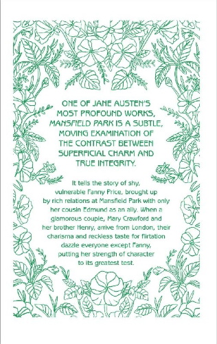 Buchcover und Innenansicht für das Buch: Mansfield Park