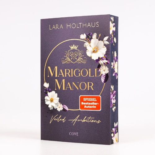 Buchcover und Innenansicht für das Buch: Marigold Manor 2: Veiled Ambitions