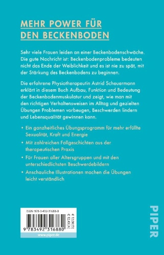 Buchcover und Innenansicht für das Buch: Powerzentrum Beckenboden