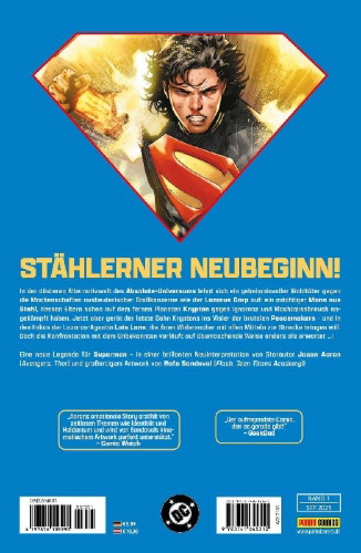 Buchcover und Innenansicht für das Buch: Absolute Superman