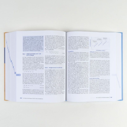 Buchcover und Innenansicht für das Buch: Statistik und Forschungsmethoden