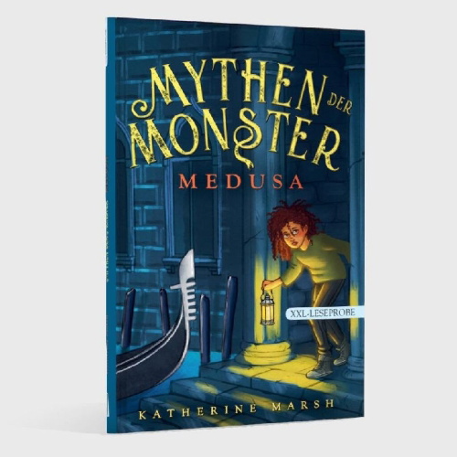 Buchcover und Innenansicht für das Buch: Medusa (The Myth of Monsters 1)