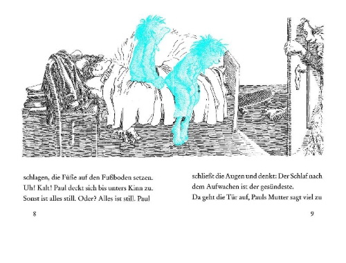 Buchcover und Innenansicht für das Buch: Der Sprachabschneider