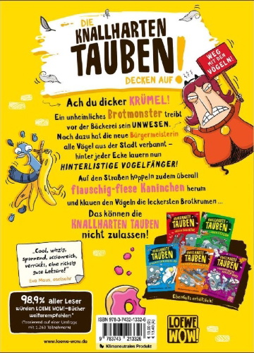 Buchcover und Innenansicht für das Buch: Real Pigeons Get Bready