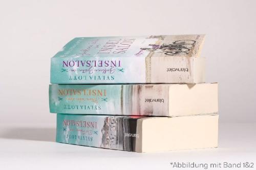 Buchcover und Innenansicht für das Buch: Die Frauen vom Inselsalon