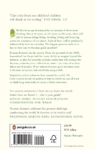 Buchcover und Innenansicht für das Buch: The Good Ancestor