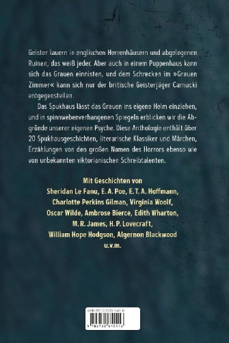 Buchcover und Innenansicht für das Buch: Spukhäuser. Klassische Horror- und Geistergeschichten