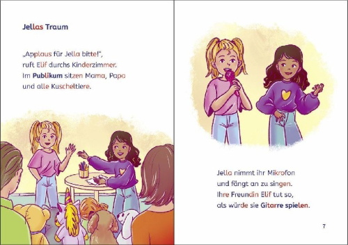 Buchcover und Innenansicht für das Buch: Leselöwen 1. Klasse - Plötzlich berühmt