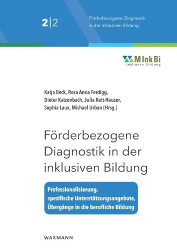 Buchcover und Innenansicht für das Buch: Förderbezogene Diagnostik in der inklusiven Bildung