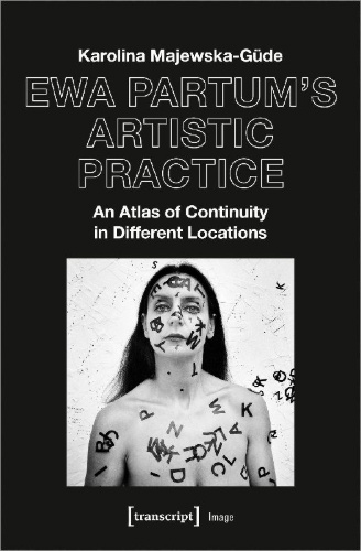 Buchcover und Innenansicht für das Buch: Ewa Partum's Artistic Practice
