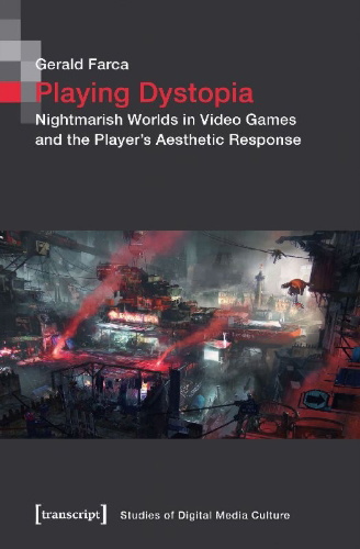 Buchcover und Innenansicht für das Buch: Playing Dystopia