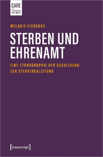 Buchcover und Innenansicht für das Buch: Sterben und Ehrenamt