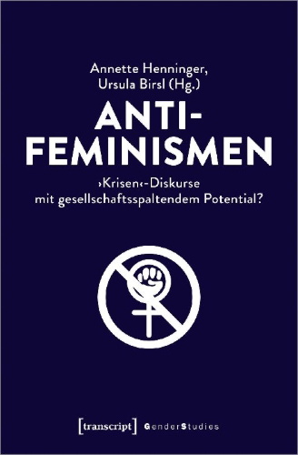 Buchcover und Innenansicht für das Buch: Antifeminismen