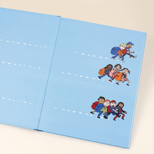 Buchcover und Innenansicht für das Buch: Hvordan begynner man på skolen?