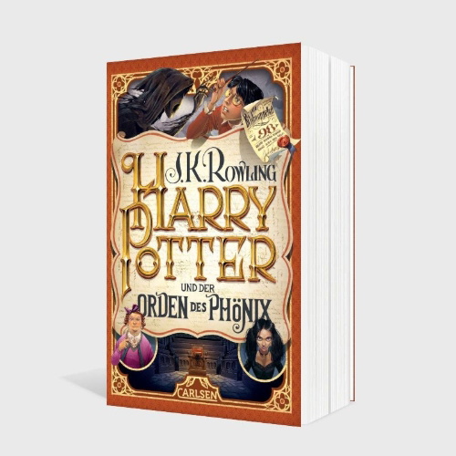 Buchcover und Innenansicht für das Buch: Harry Potter and the Order of the Phoenix