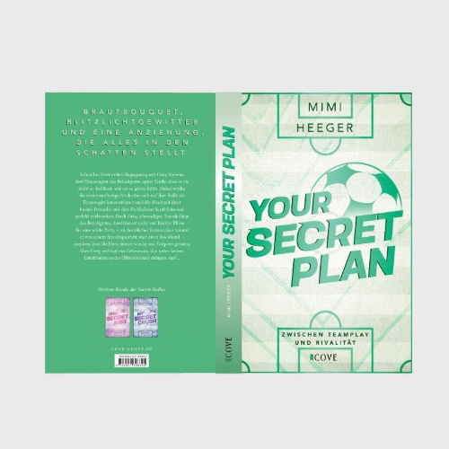 Buchcover und Innenansicht für das Buch: Your Secret Plan. Zwischen Teamplay und Rivalität (Secret-Reihe 3)