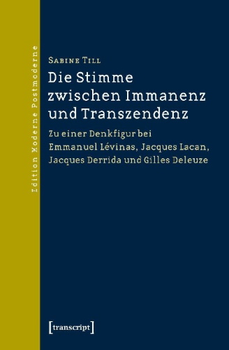 Buchcover und Innenansicht für das Buch: Die Stimme zwischen Immanenz und Transzendenz
